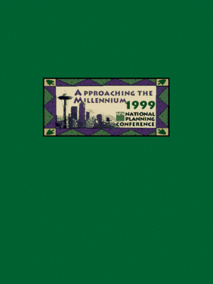 cover image of Approaching the Millennium: 1999 APA National Planning Conference